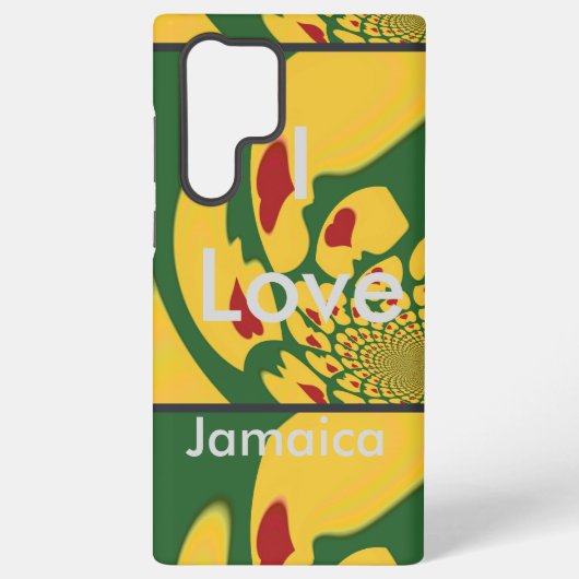 I Love Jamaica: omarm de levendige schoonheid Spir Samsung Galaxy Hoesje (Achterkant)
