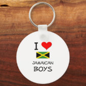 I Love Jamaican Boys Sleutelhanger (Voorkant)