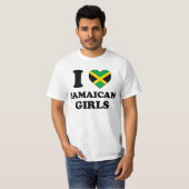 I love Jamaican Girls T-shirt (Voorkant volledig)