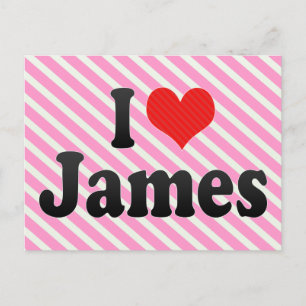 I Love James Briefkaart