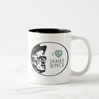 I Love James Joyce Tweekleurige Koffiemok