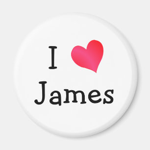 I Love James Magneet