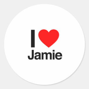 i love jamie ronde sticker
