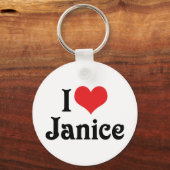 I Love Janice Sleutelhanger (Voorkant)