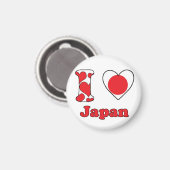 I love Japan magnet (Voorkant / Achterkant)
