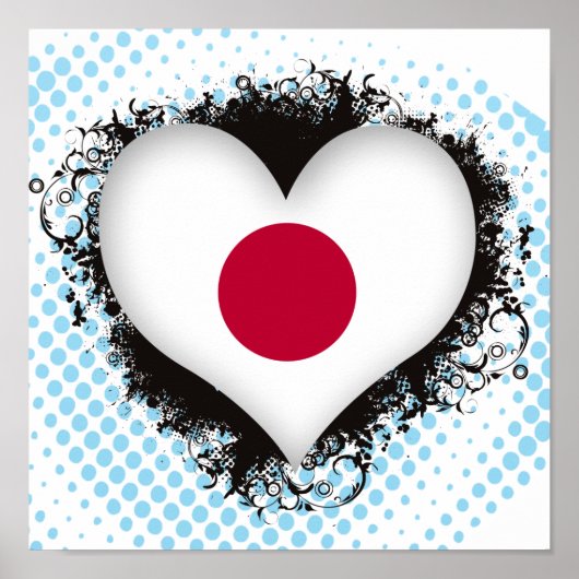  I Love Japan Poster (Voorkant)