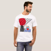 I Love Japan – Spirit of the Rising Sun T-shirt (Voorkant volledig)