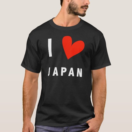 I LOVE JAPAN T-shirt (Voorkant)