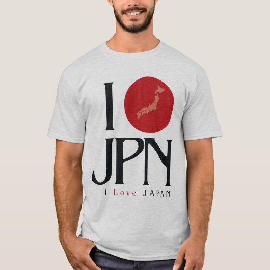I Love JAPAN T-shirt (Voorkant)