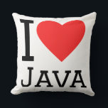 I love Java  Kussen<br><div class="desc">I love Java ,  for code lovers</div>