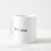 I Love Java Mok (Voorkant links)