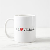 I Love Java Mok (Links)