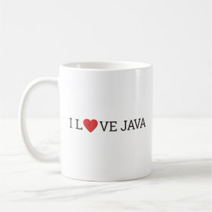 I Love Java Mok