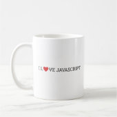 I Love JavaScript Koffiemok (Links)