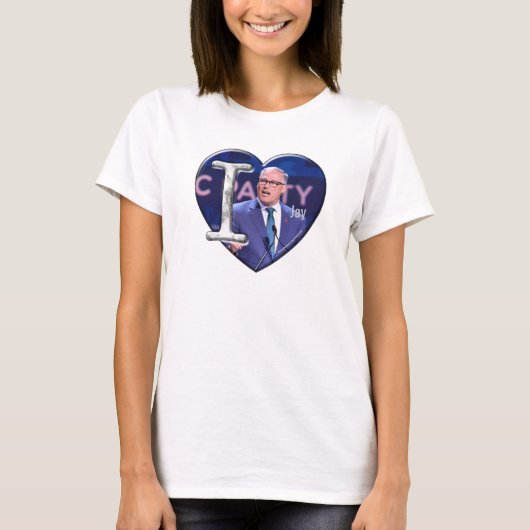 I Love Jay Inslee - T-shirt (Voorkant)