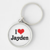 I Love Jayden Sleutelhanger (Voorkant)