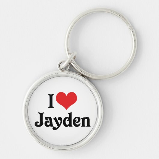 I Love Jayden Sleutelhanger (Voorkant)