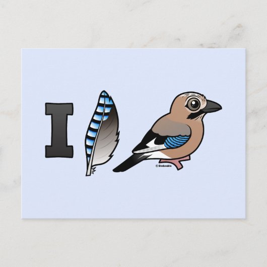 I Love Jays Briefkaart (Voorkant)