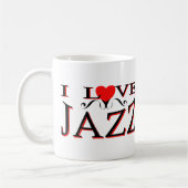 I Love Jazz Koffiemok (Links)