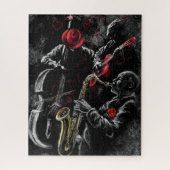 I Love Jazz Music Jigzaag Puzzle - Painting Legpuzzel (Verticaal)