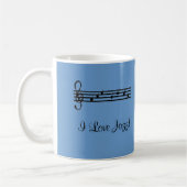 I Love Jazz Music Koffiemok (Links)