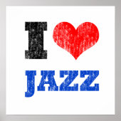 I Love Jazz Poster (Voorkant)