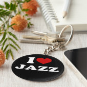 I Love Jazz Sleutelhanger (Zijkant)