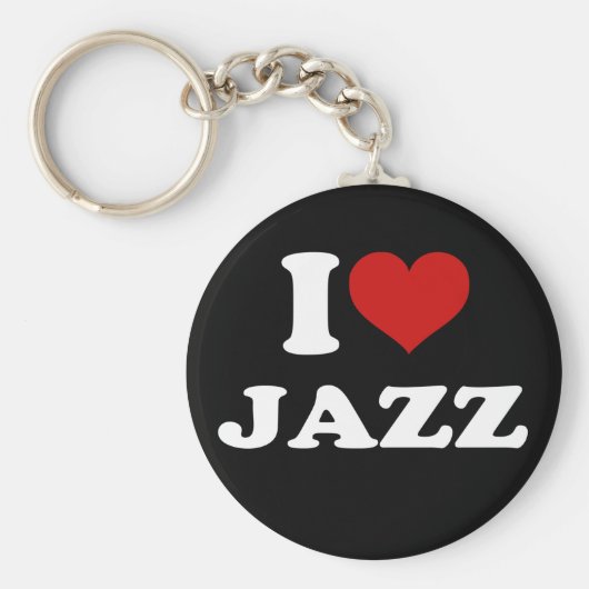 I Love Jazz Sleutelhanger (Voorkant)