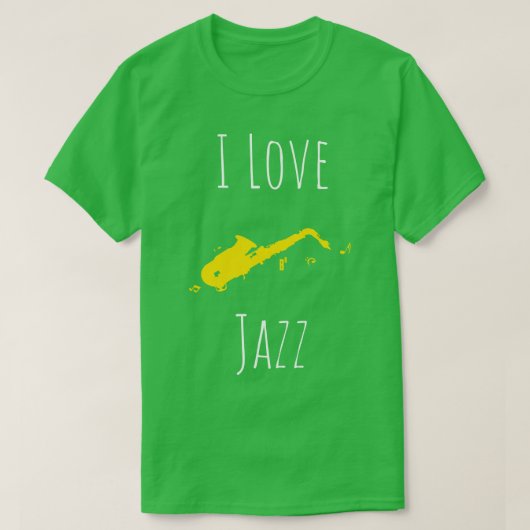 I Love Jazz T-shirt (Design voorkant)
