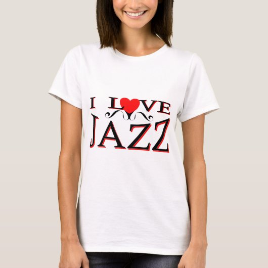 I Love Jazz T-shirt (Voorkant)
