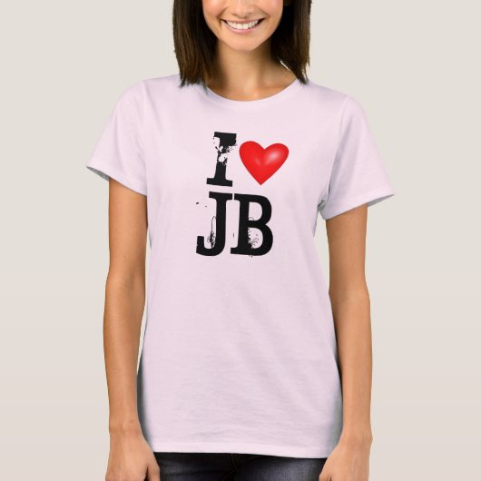 I Love JB T-shirt (Voorkant)
