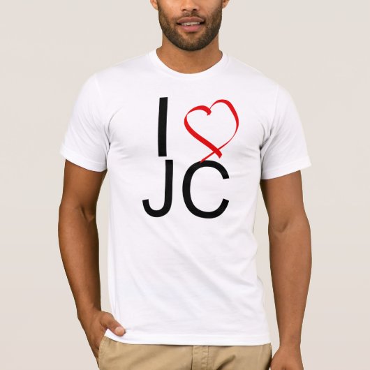 I love JC T-shirt (Voorkant)
