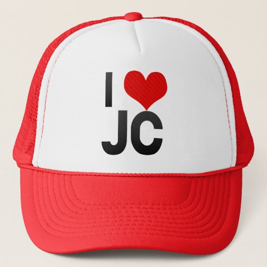 I Love JC Trucker Pet (Voorkant)