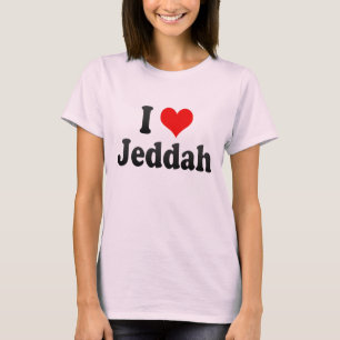 I Love Jeddah, Saudi-Arabië T-shirt