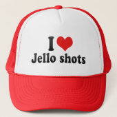 I Love Jello shots Trucker Pet (Voorkant)