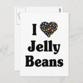 I Love Jelly Beans Briefkaart (Voorkant / Achterkant)