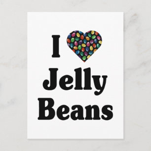 I Love Jelly Beans Briefkaart