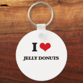 I Love Jelly Donuts Sleutelhanger (Voorkant)