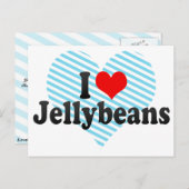 I Love Jellybeans Briefkaart (Voorkant / Achterkant)