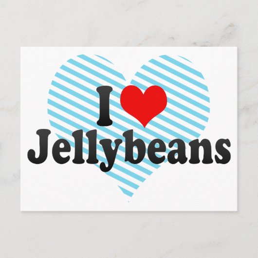 I Love Jellybeans Briefkaart (Voorkant)