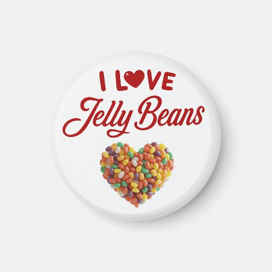 I Love Jellybeans Magneet (Voorkant)