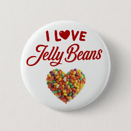 I Love Jellybeans Ronde Button 5,7 Cm