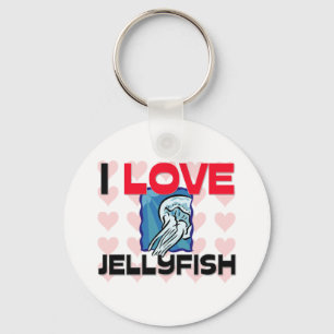 I Love Jellyfish Sleutelhanger
