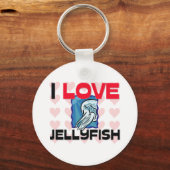 I Love Jellyfish Sleutelhanger (Voorkant)