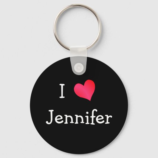 I Love Jennifer Sleutelhanger (Voorkant)