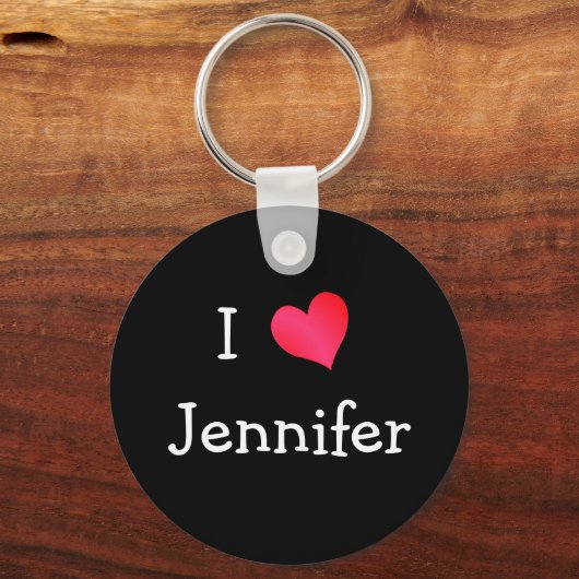I Love Jennifer Sleutelhanger (Voorkant)