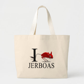 I Love Jerboas Canvas tassen