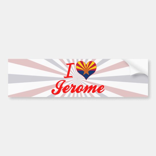 I Love Jerome, Arizona Bumpersticker (Voorkant)