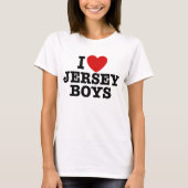 I Love Jersey Boys T-shirt (Voorkant)