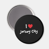 I Love Jersey City Magneet (Voorkant / Achterkant)